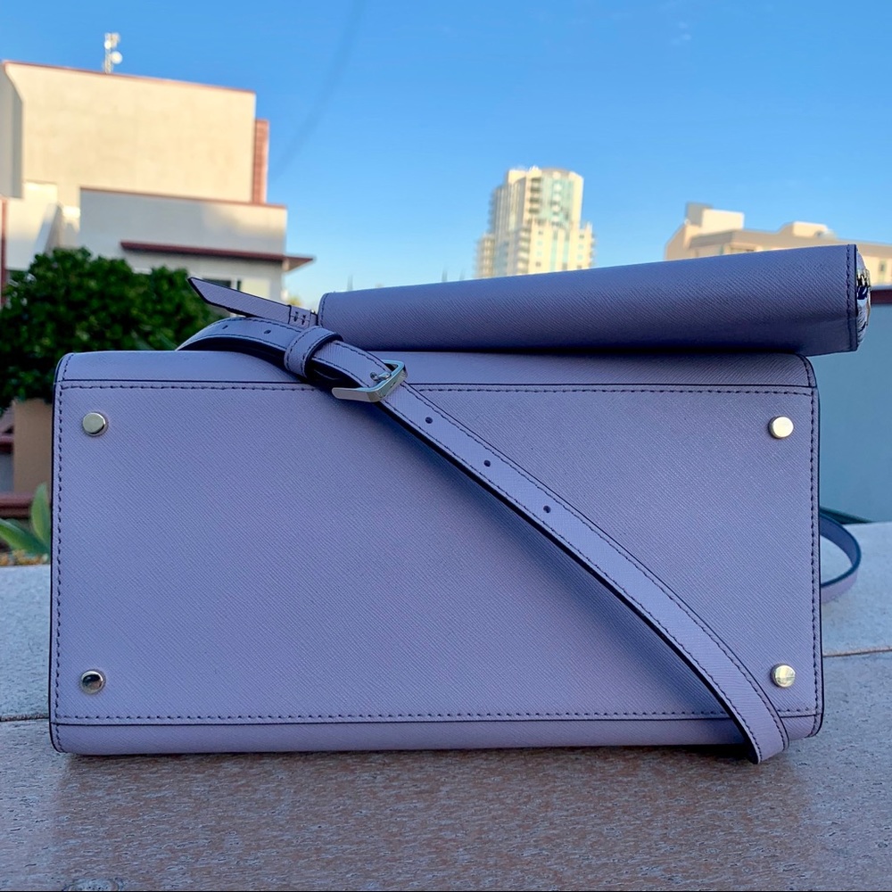💜 Kate Spade Cameron Medium Leather Satchel 💜 - Picture 4 of 8